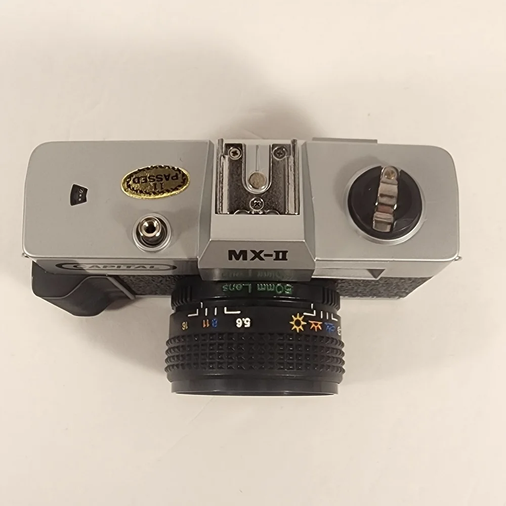 Capital MX-II 35mm Camera Original Box With Instruction Manual VTG Open Box